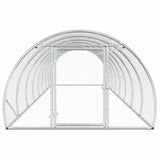 Chicken Coop Silver 800 x 150 x 100 cm Galvanised Steel