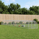 Chicken Coop Silver 1000 x 150 x 100 cm Galvanised Steel