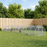 Chicken Coop Silver 1200 x 150 x 100 cm Galvanised Steel