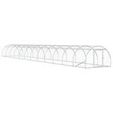 Chicken Coop Silver 1200 x 150 x 100 cm Galvanised Steel