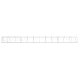 Chicken Coop Silver 1200 x 150 x 100 cm Galvanised Steel