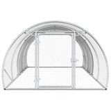 Chicken Coop Silver 400 x 150 x 100 cm Galvanised Steel