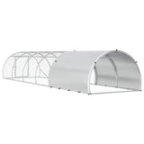 Chicken Coop Silver 600 x 150 x 100 cm Galvanised Steel