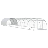 Chicken Coop Silver 800 x 150 x 100 cm Galvanised Steel