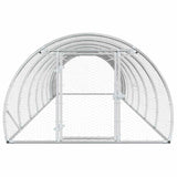 Chicken Coop Silver 800 x 150 x 100 cm Galvanised Steel