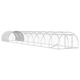 Chicken Coop Silver 1000 x 150 x 100 cm Galvanised Steel
