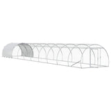 Chicken Coop Silver 1000 x 150 x 100 cm Galvanised Steel