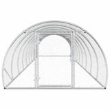 Chicken Coop Silver 1000 x 150 x 100 cm Galvanised Steel