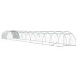 Chicken Coop Silver 1200 x 150 x 100 cm Galvanised Steel