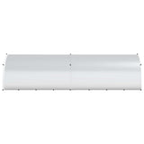Chicken Coop Silver 400 x 150 x 100 cm Galvanised Steel