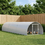 Chicken Coop Silver 600 x 150 x 100 cm Galvanised Steel