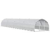 Chicken Coop Silver 800 x 150 x 100 cm Galvanised Steel