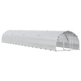 Chicken Coop Silver 800 x 150 x 100 cm Galvanised Steel