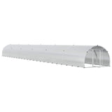 Chicken Coop Silver 1200 x 150 x 100 cm Galvanised Steel