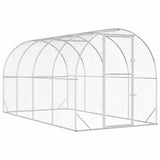 Chicken Coop Silver 400 x 200 x 200 cm Galvanised Steel