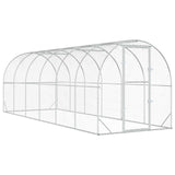 Chicken Coop Silver 600 x 200 x 200 cm Galvanised Steel