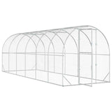 Chicken Coop Silver 600 x 200 x 200 cm Galvanised Steel