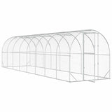 Chicken Coop Silver 800 x 200 x 200 cm Galvanised Steel