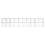 Chicken Coop Silver 1000 x 200 x 200 cm Galvanised Steel