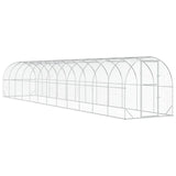 Chicken Coop Silver 1200 x 200 x 200 cm Galvanised Steel