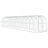 Chicken Coop Silver 1200 x 200 x 200 cm Galvanised Steel