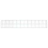 Chicken Coop Silver 1200 x 200 x 200 cm Galvanised Steel