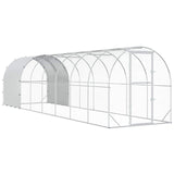 Chicken Coop Silver 800 x 200 x 200 cm Galvanised Steel