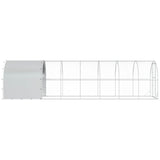 Chicken Coop Silver 800 x 200 x 200 cm Galvanised Steel