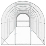 Chicken Coop Silver 1200 x 200 x 200 cm Galvanised Steel