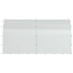 Chicken Coop Silver 400 x 200 x 200 cm Galvanised Steel, image 5
