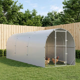 Chicken Coop Silver 600 x 200 x 200 cm Galvanised Steel