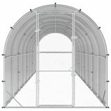 Chicken Coop Silver 800 x 200 x 200 cm Galvanised Steel