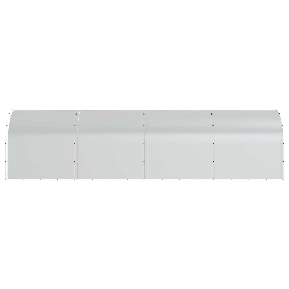 Chicken Coop Silver 800 x 200 x 200 cm Galvanised Steel
