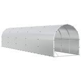 Chicken Coop Silver 1000 x 200 x 200 cm Galvanised Steel