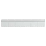 Chicken Coop Silver 1200 x 200 x 200 cm Galvanised Steel