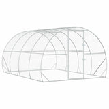 Chicken Coop Silver 400 x 300 x 200 cm Galvanised Steel