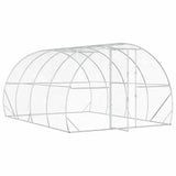 Chicken Coop Silver 400 x 300 x 200 cm Galvanised Steel