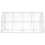 Chicken Coop Silver 400 x 300 x 200 cm Galvanised Steel