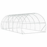 Chicken Coop Silver 600 x 300 x 200 cm Galvanised Steel - Rear View