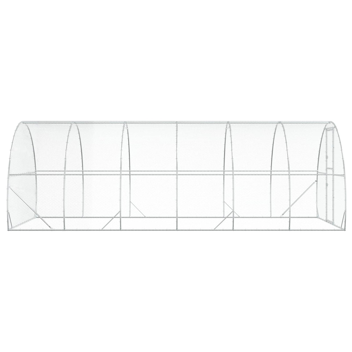 Chicken Coop Silver 600 x 300 x 200 cm Galvanised Steel