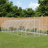 Chicken Coop Silver 800 x 300 x 200 cm Galvanised Steel