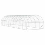 Chicken Coop Silver 1000 x 300 x 200 cm Galvanised Steel
