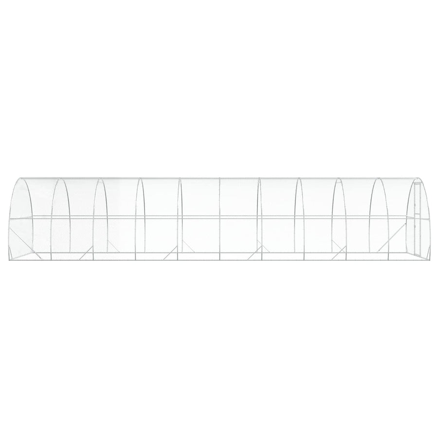 Chicken Coop Silver 1000 x 300 x 200 cm Galvanised Steel