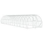 Chicken Coop Silver 1200 x 300 x 200 cm Galvanised Steel