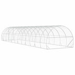 Chicken Coop Silver 1200 x 300 x 200 cm Galvanised Steel