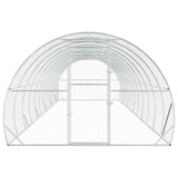 Chicken Coop Silver 1200 x 300 x 200 cm Galvanised Steel