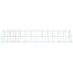 Chicken Coop Silver 1200 x 300 x 200 cm Galvanised Steel