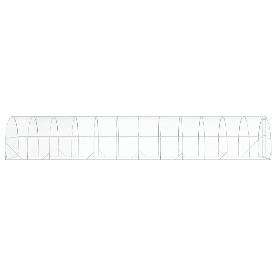 Chicken Coop Silver 1200 x 300 x 200 cm Galvanised Steel