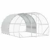 Chicken Coop Silver 400 x 300 x 200 cm Galvanised Steel