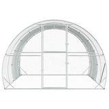 Chicken Coop Silver 400 x 300 x 200 cm Galvanised Steel